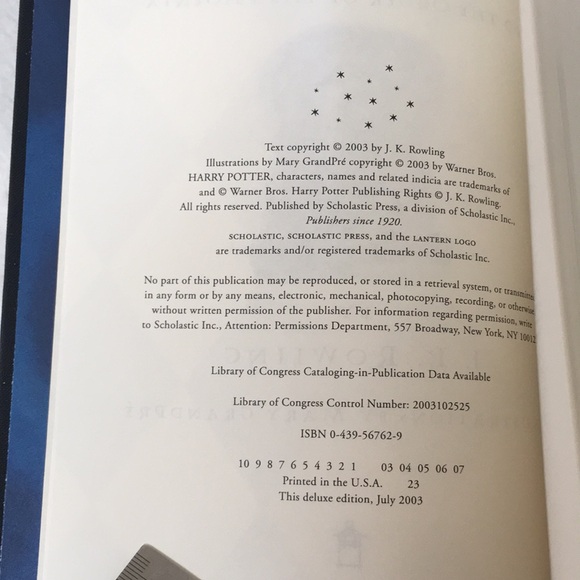 Harry Potter & the Order of the Phoenix Deluxe Edition w/ Slip Case JK Rowling - Picture 11 of 14